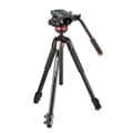 Manfrotto (マンフロット) 055プロアルミニウム三脚3段+MVH502AHビデオ雲台 MVK502055XPRO3