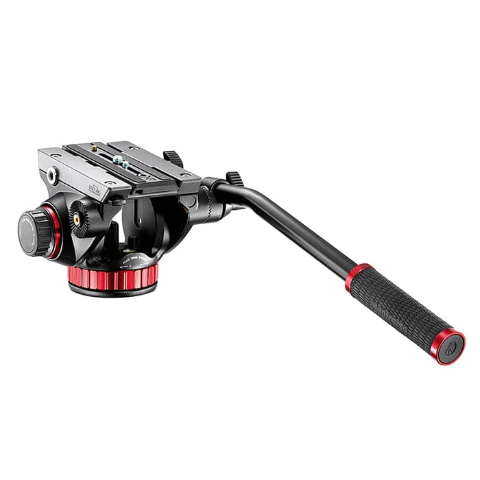 新品)Manfrotto (マンフロット) MVH502AHビデオ雲台+MT055XPRO3アルミ