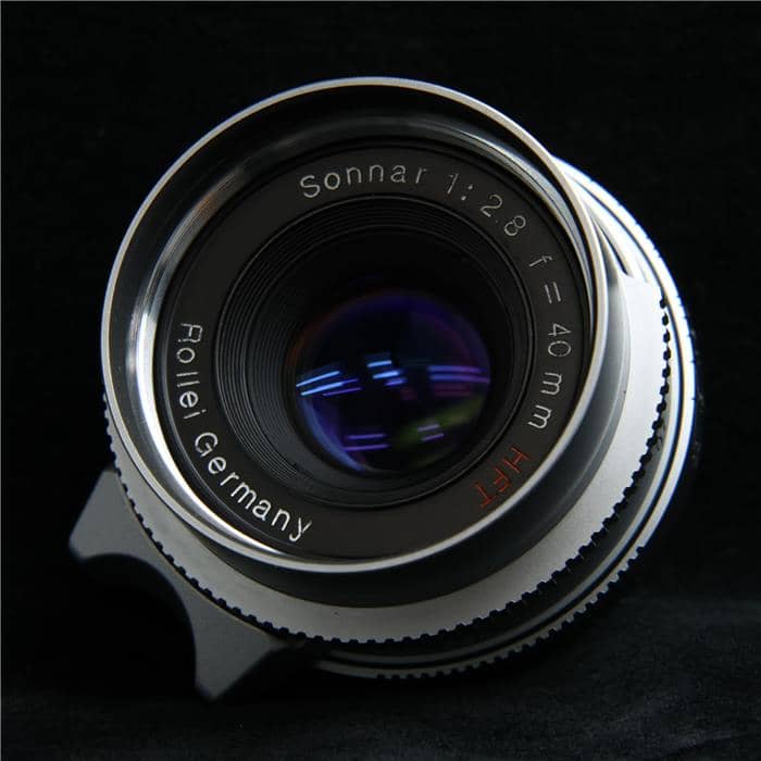 中古)Rollei (ローライ) Sonnar 40mmF2.8HFT シルバー(商品ID 中古)Rollei (ローライ) Sonnar 40mmF2.8HFT シルバー(商品ID