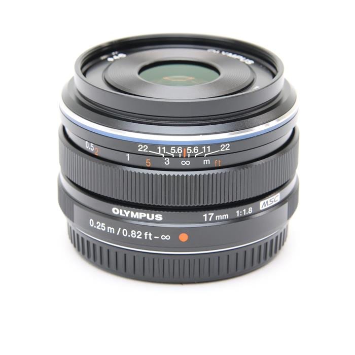 Olympus 17mm F2.8 レンズ 中古 良好 オリンパス 中古)OLYMPUS (オリンパス) M.ZUIKO DIGITAL 17mm F1.8 ブラック（商品