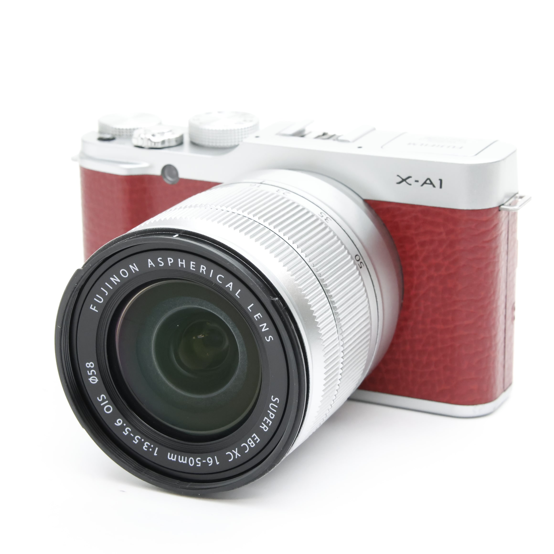 美品です。Fujifilm X-A1 レッド 中古)FUJIFILM (フジフイルム) X-A1 ズームレンズキット レッド（商品