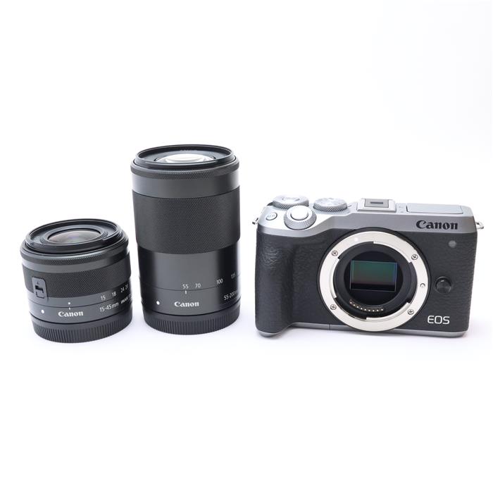 中古)Canon (キヤノン) EOS M6 Mark II ダブルズームキット シルバー