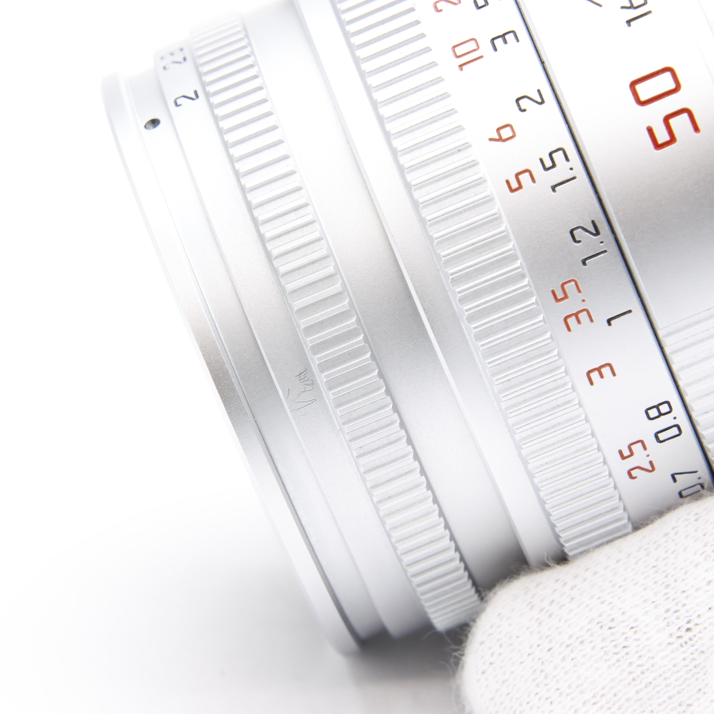 中古)Leica (ライカ) ズミクロン M50mm F2 レンズフード組込 シルバー