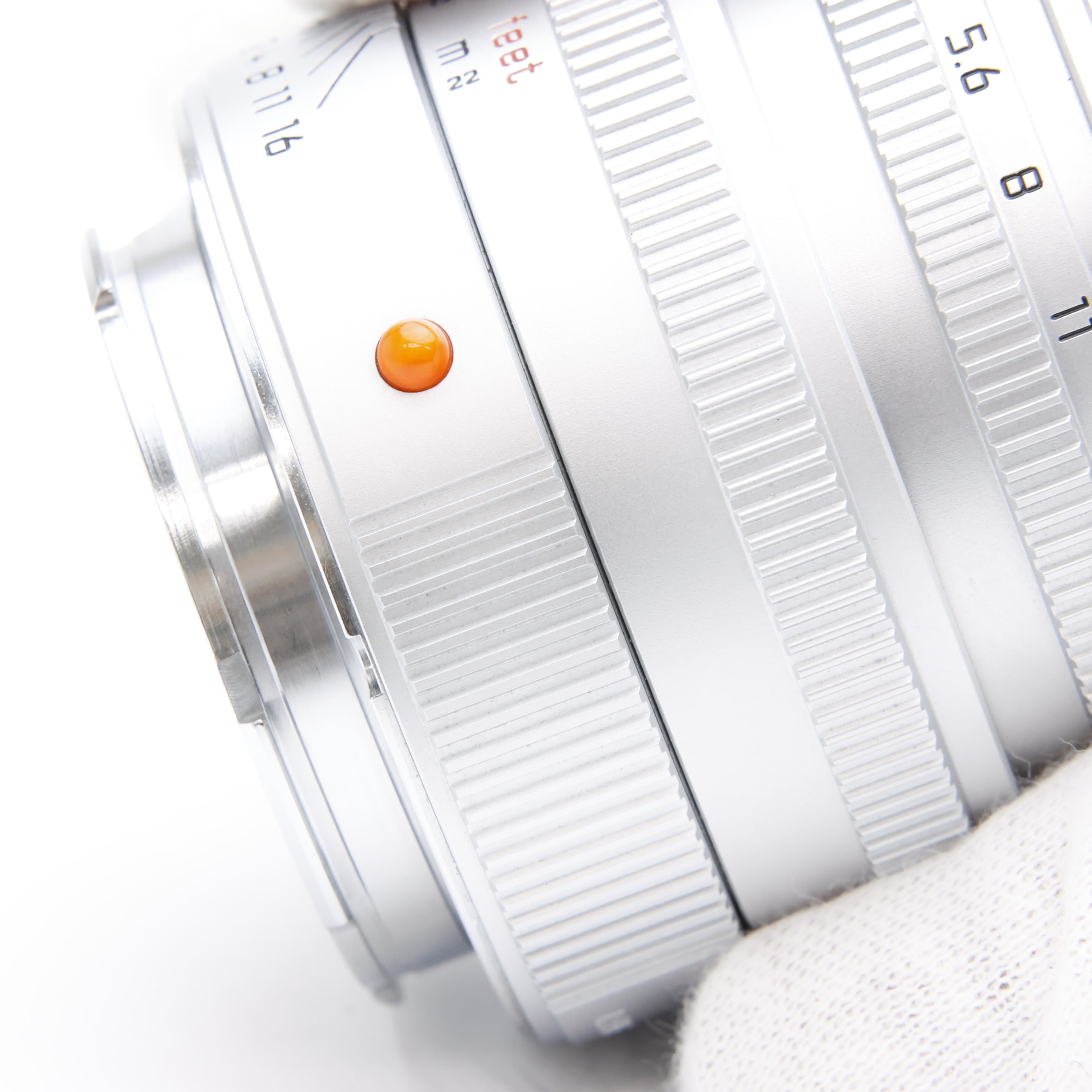 中古)Leica (ライカ) ズミクロン M50mm F2 レンズフード組込 シルバー