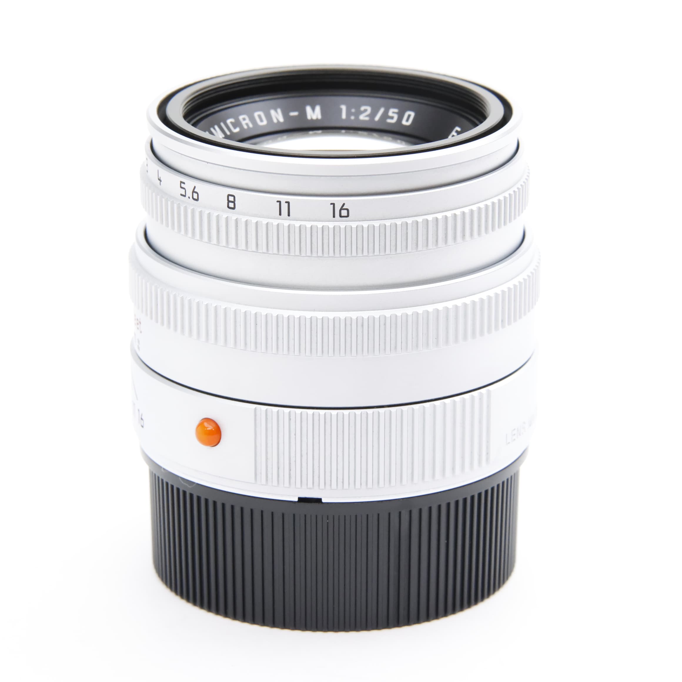 中古)Leica (ライカ) ズミクロン M50mm F2 レンズフード組込 シルバー