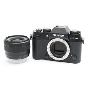 FUJIFILM (フジフイルム) X-T50 XC15-45mmレンズキット ブラック」の