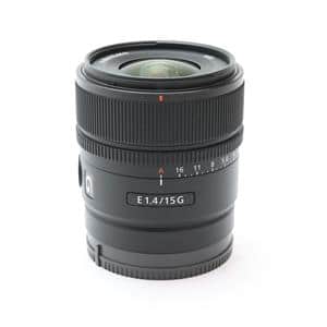 【中古美品】15mm F1.4 G SEL15F14G G Lens [新品]SONY ソニー E 15mm F1.4 SEL15F14G APS-C対応 : カメラ