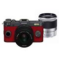 PENTAX (ペンタックス) Q-S1 ダブルズームキット ガンメタル×カーマインレッド