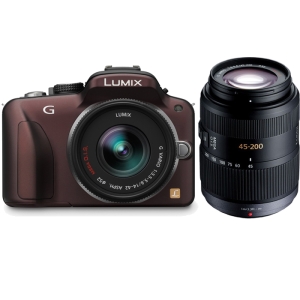 Panasonic (パナソニック) LUMIX DMC-G3W ダブルズームレンズキット ブラウン