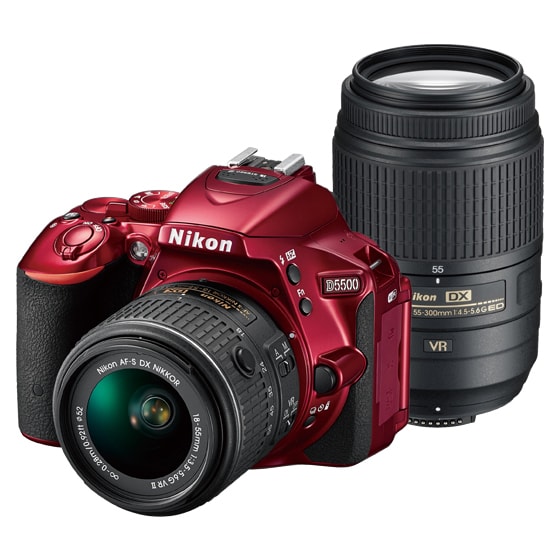 Nikon (ニコン) D5500 ダブルズームキット レッド