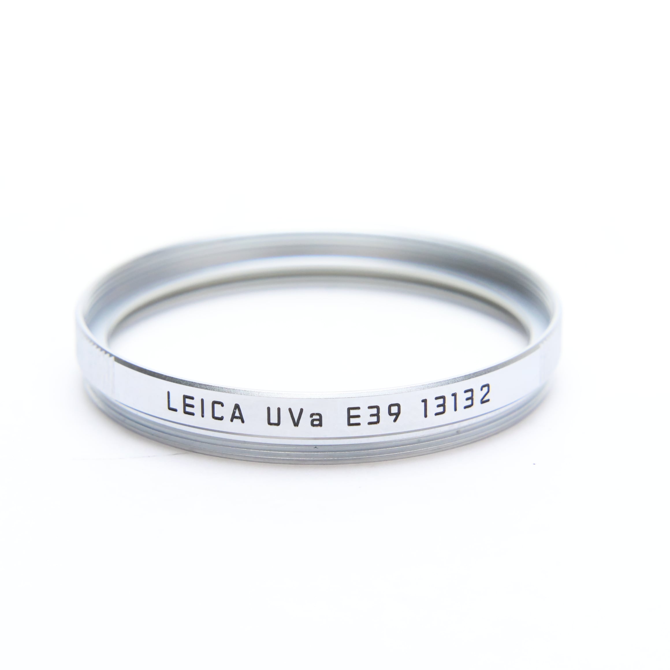 LEICA ライカ フィルター E39 UVA シルバー 13132 中古)Leica (ライカ) フィルター E39 UVA 13132 シルバー（商品ID