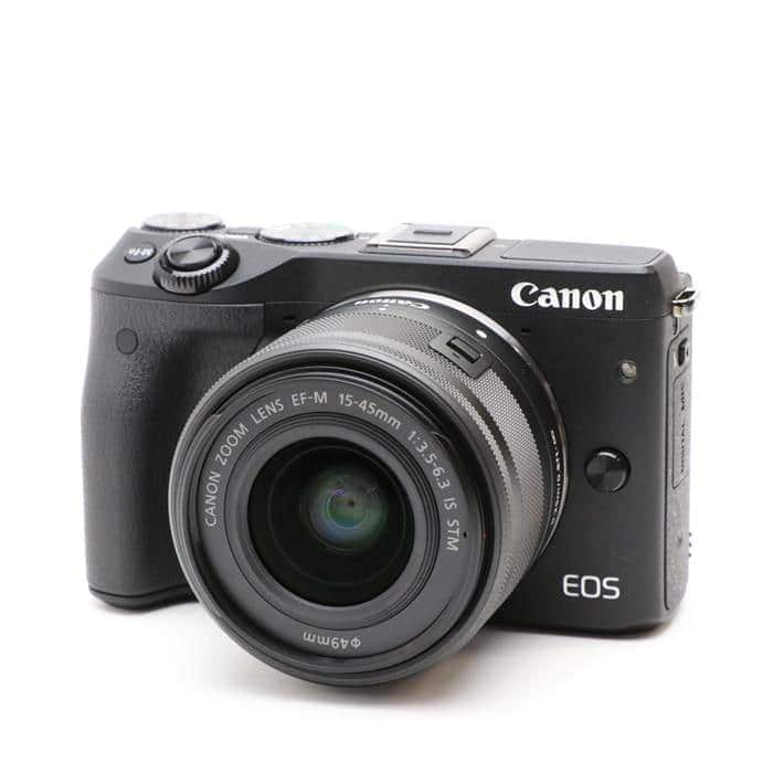 中古)Canon (キヤノン) EOS M3 ダブルズームキット2 ブラック