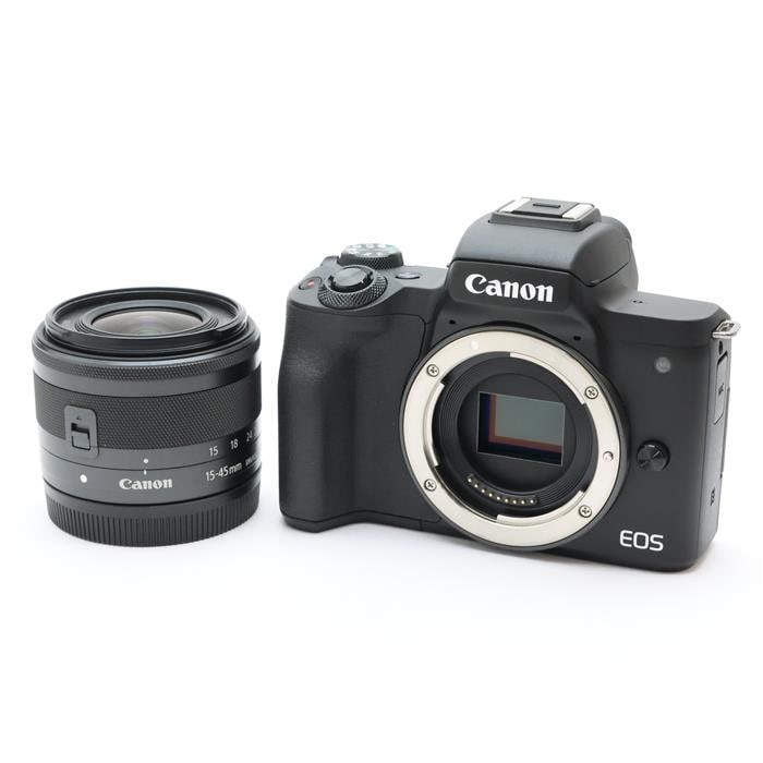 中古)Canon (キヤノン) EOS Kiss M EF-M15-45 IS STM レンズキット 