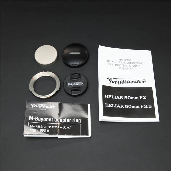 希少品 Voigtlander Heliar 50 3.5 L ニッケルメッキ Voigtlander】100歳レンズ！ HELIAR 50mm F3.5 | THE MAP TIMES