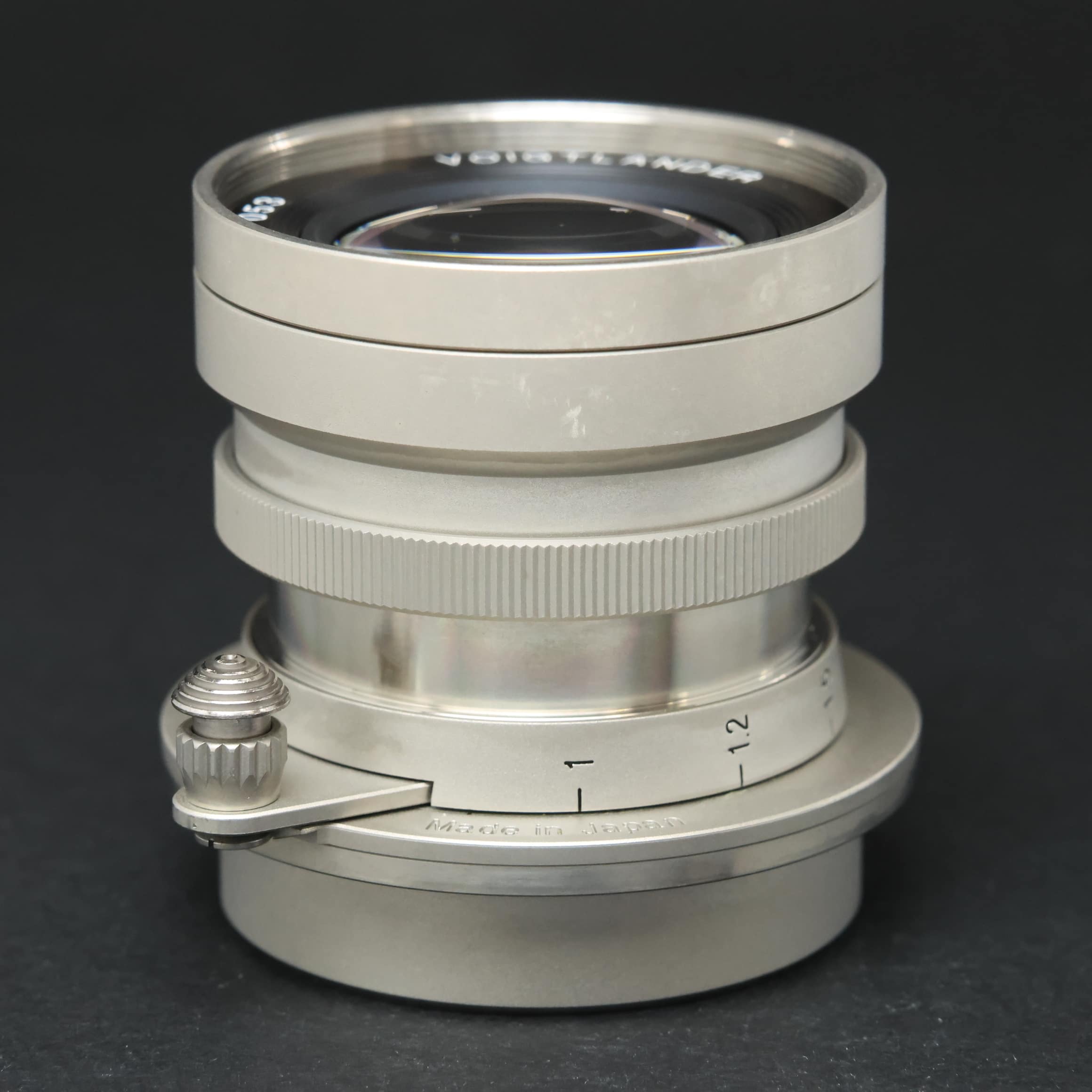 中古)Voigtlander (フォクトレンダー) HELIAR 50mm F2 ニッケルメッキ