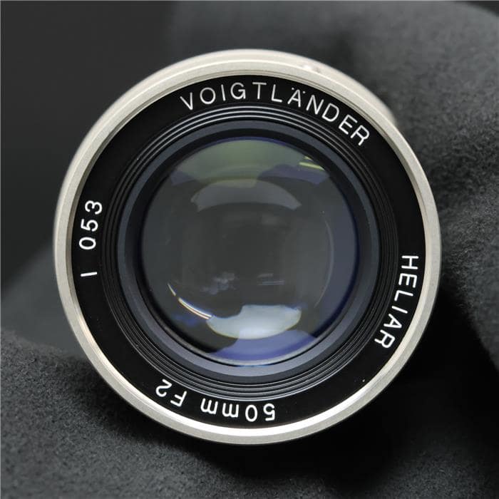 中古)Voigtlander (フォクトレンダー) HELIAR 50mm F2 ニッケルメッキ