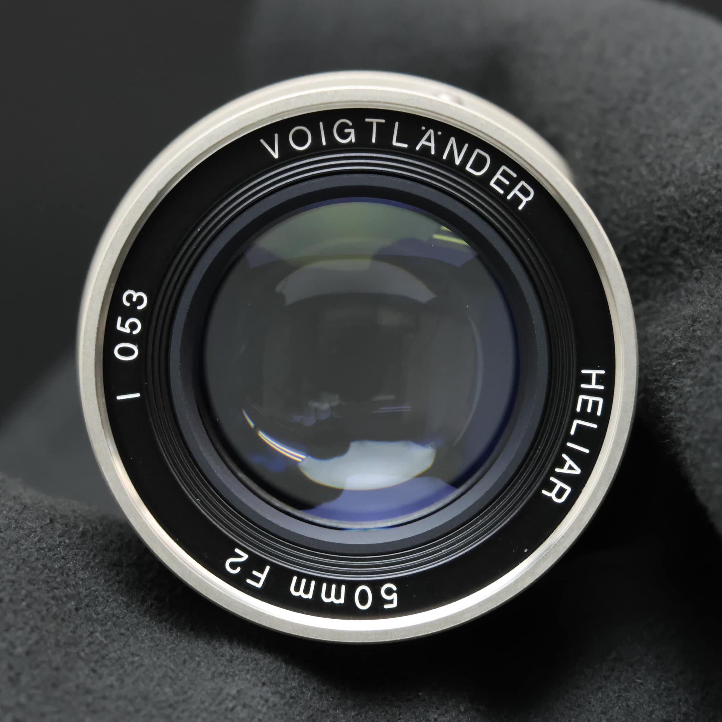 中古)Voigtlander (フォクトレンダー) HELIAR 50mm F2 ニッケルメッキ