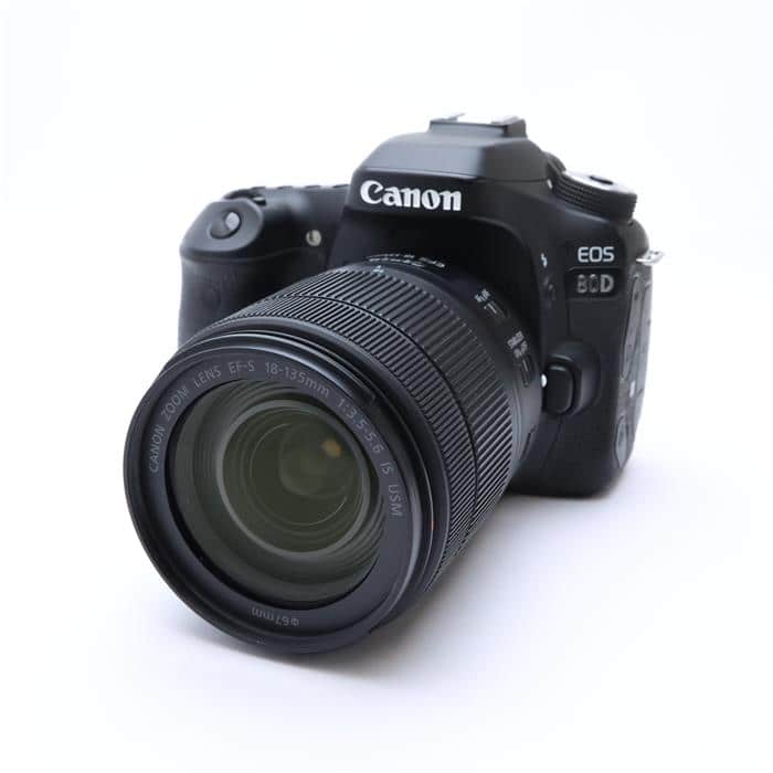 中古)Canon (キヤノン) EOS 80D EF-S18-135 IS USM レンズキット（商品 
