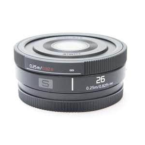 新品)Panasonic (パナソニック) LUMIX S 26mm F8 S-R26（商品ID