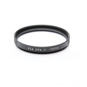 【新品】ライカ E46 II ブラック UV フィルター Leica LEICA 新品)Leica (ライカ) UVAフィルター E46 II ブラック（商品ID