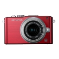 OLYMPUS (オリンパス) PEN Lite E-PL3レンズキット レッド