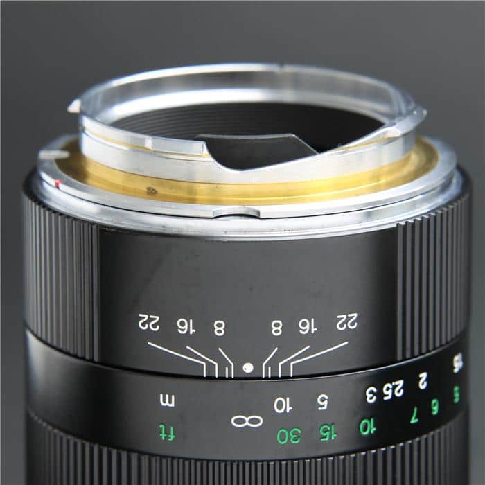 【希少】Rollei Planar F2.8 80mm 中判レンズ　程度良好 中古)Rollei (ローライ) Planar 80mm F2.8 HFT (Lマウント) ブラック