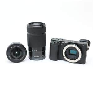 SONY α6400ダブルズームレンズキット（ブラック）ILCE6400Y α（ソニー） ソニー SONY α6400 ILCE-6400Y ダブルレンズキット