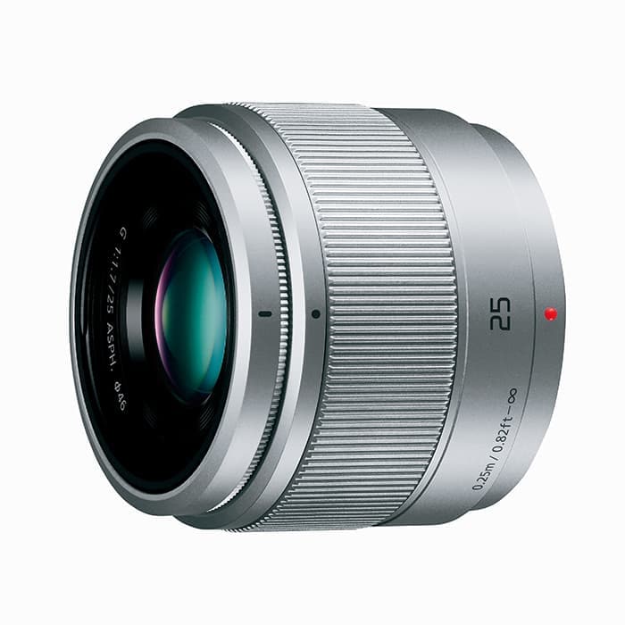 (新品)Panasonic (パナソニック) LUMIX G 25mm F1.7 ASPH. H-H025-S  シルバー（商品ID：4549077483546）詳細ページ | デジタルカメラ、ミラーレスカメラ、交換レンズの総合サイト｜マップカメラ