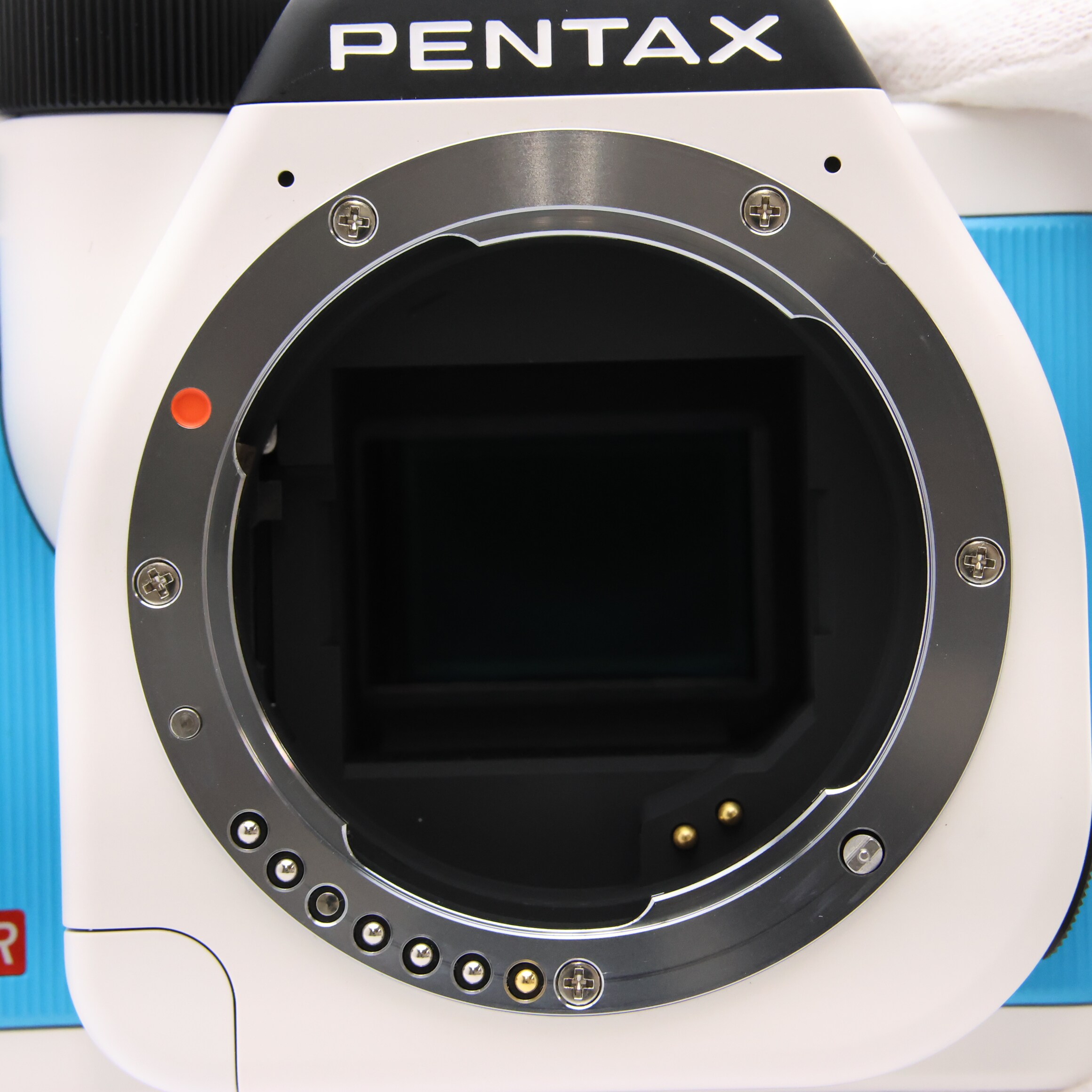 中古)PENTAX (ペンタックス) K-01 ボディ ホワイト/ブルー（商品ID 