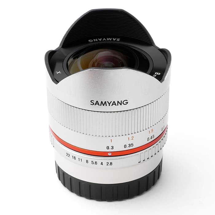 SAMYANG (サムヤン) 8mm F2.8 UMC Fish-eye II (フジフイルムX用） シルバー