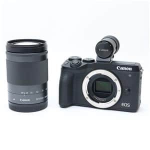 Canon EOS M6 Mark II 15-45mm 55-200mm ダブル レンズ セット EVF-DC1