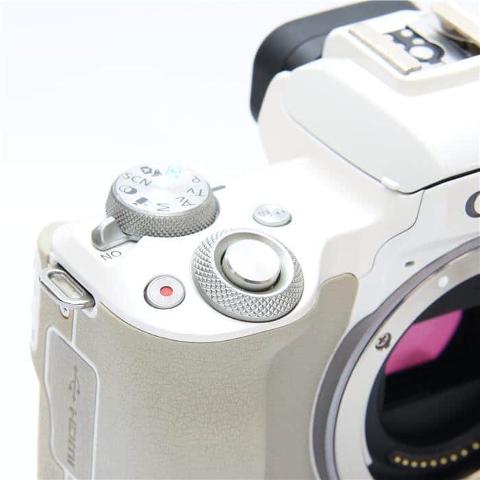 中古)Canon (キヤノン) EOS Kiss M ボディ ホワイト（商品ID