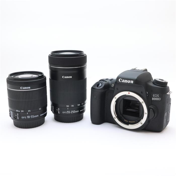 中古)Canon (キヤノン) EOS 8000D ダブルズームキット（商品ID
