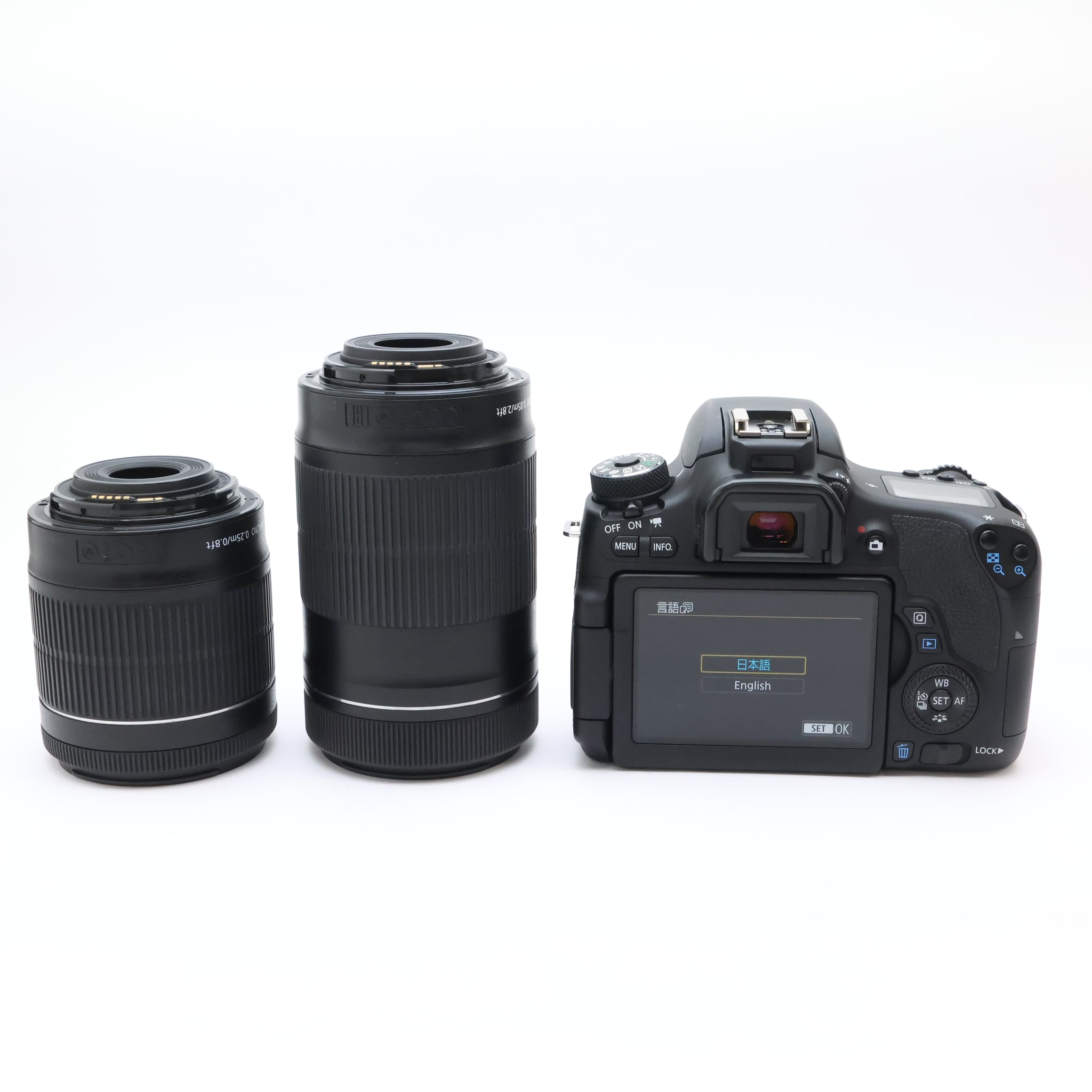Canon EOS 8000D ダブルズームレンズキット♪ 中古)Canon (キヤノン) EOS 8000D ダブルズームキット（商品ID