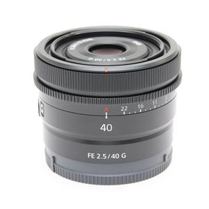 SONY FE 40mm F2.5 G 　今年5月マップカメラ【美品】にて購入 中古)SONY (ソニー) FE 40mm F2.5G SEL40F25G（商品ID：3717030944552
