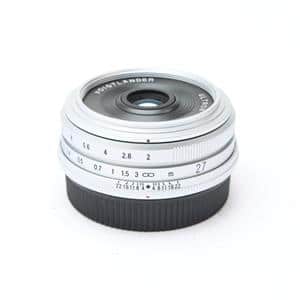 【美品】フォクトレンダー 27mm F2 ULTRON X 銀 フィルター付き 新品)Voigtlander (フォクトレンダー) ULTRON 27mm F2 X-mount