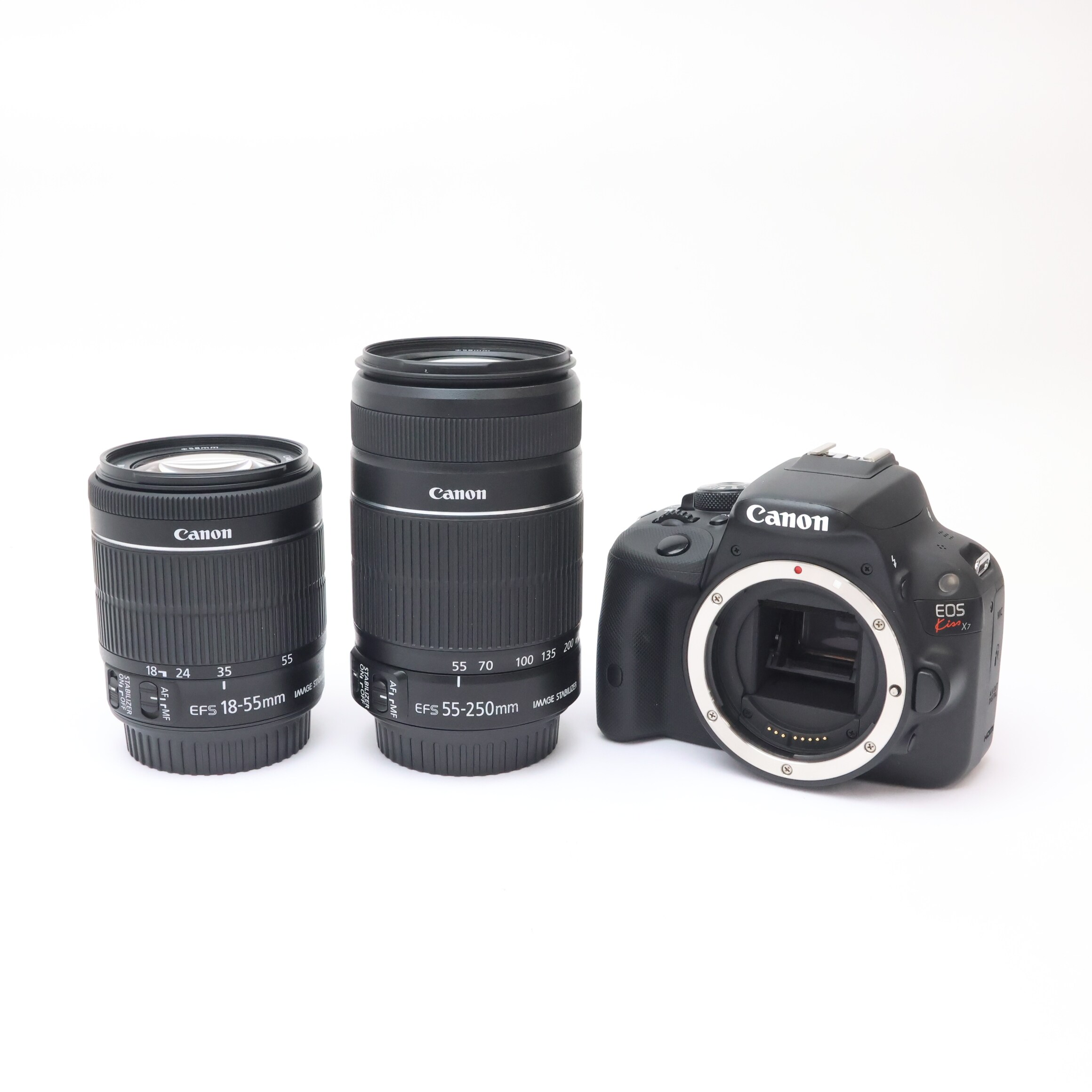 中古)Canon (キヤノン) EOS Kiss X7 ダブルズームキット(商品ID