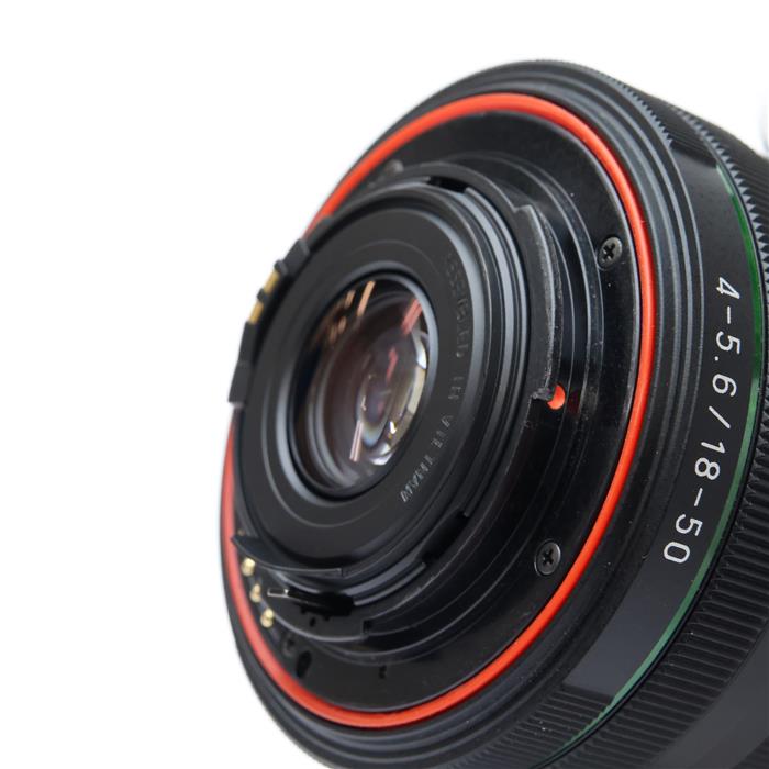 送料込　ペンタックス　DA18-50 4-5.6 フード＆キャップ＆フィルター付 ペンタックス HD DA 18-50mm F4-5.6 DC WR レンズ ブラック