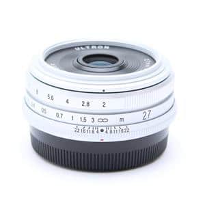 【美品】フォクトレンダー 27mm F2 ULTRON X 銀 フィルター付き ULTRON 27mm F2 - 株式会社コシナ