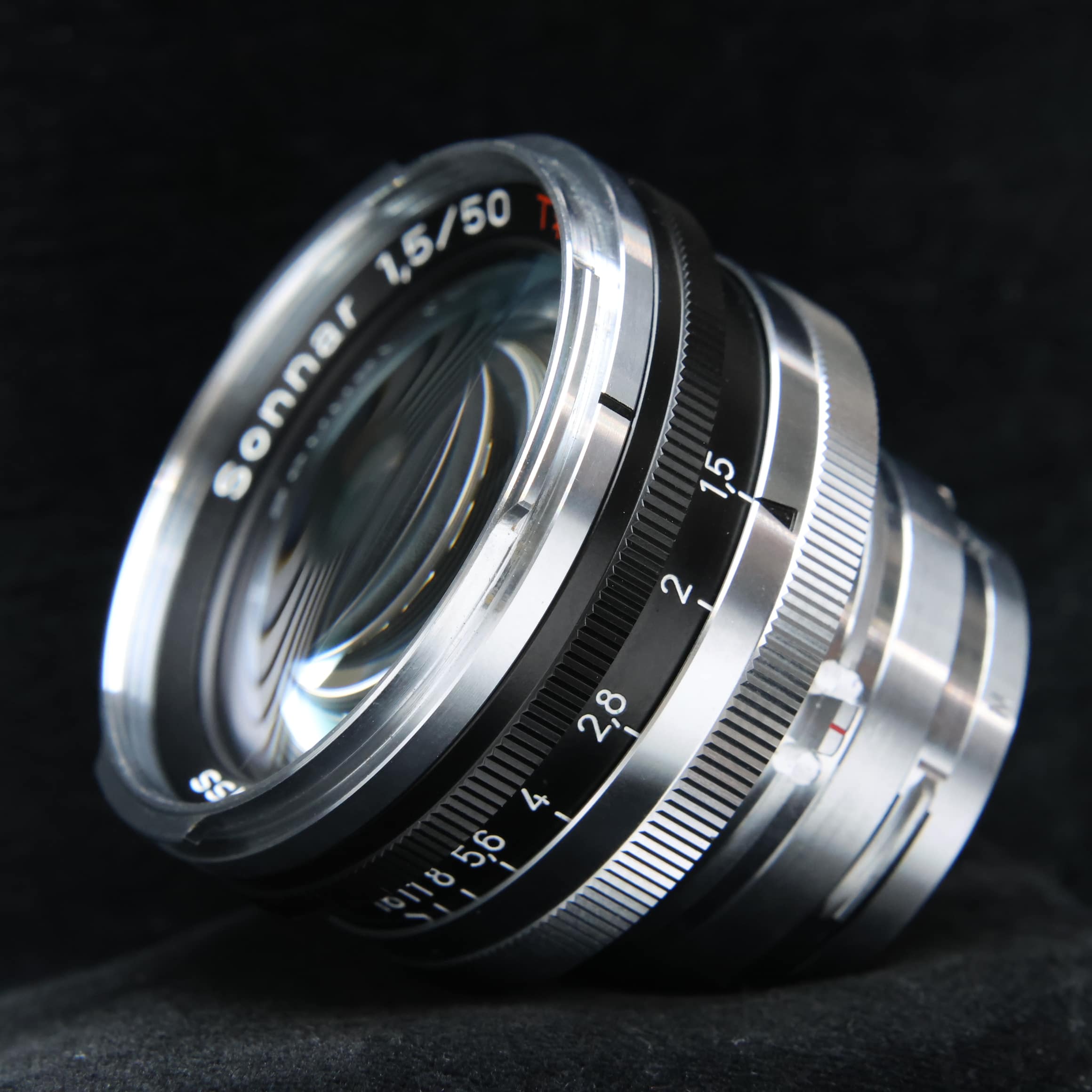 希少美品 Carl Zeiss Sonnar 50mm F1.5 アダプター付き 希少美品 Carl Zeiss Sonnar 50mm F1.5 アダプター付き