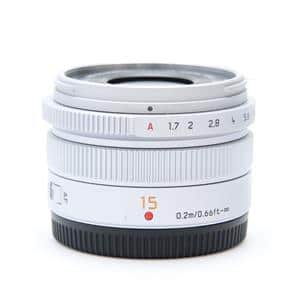 Panasonic (パナソニック) LEICA DG SUMMILUX 15mm F1.7 ASPH. シルバー メイン