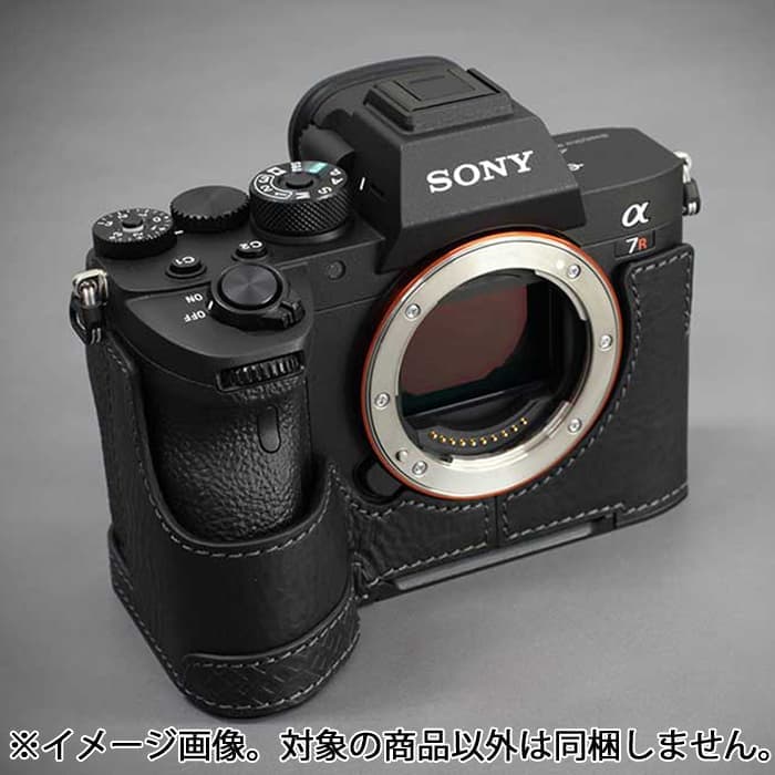 新品 本革 SONY ソニー a7r4/a7RⅣ用 本革カメラケース ブラック