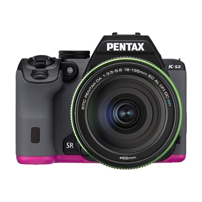 PENTAX (ペンタックス) K-S2 18-135WRレンズキット ブラック×ピンク
