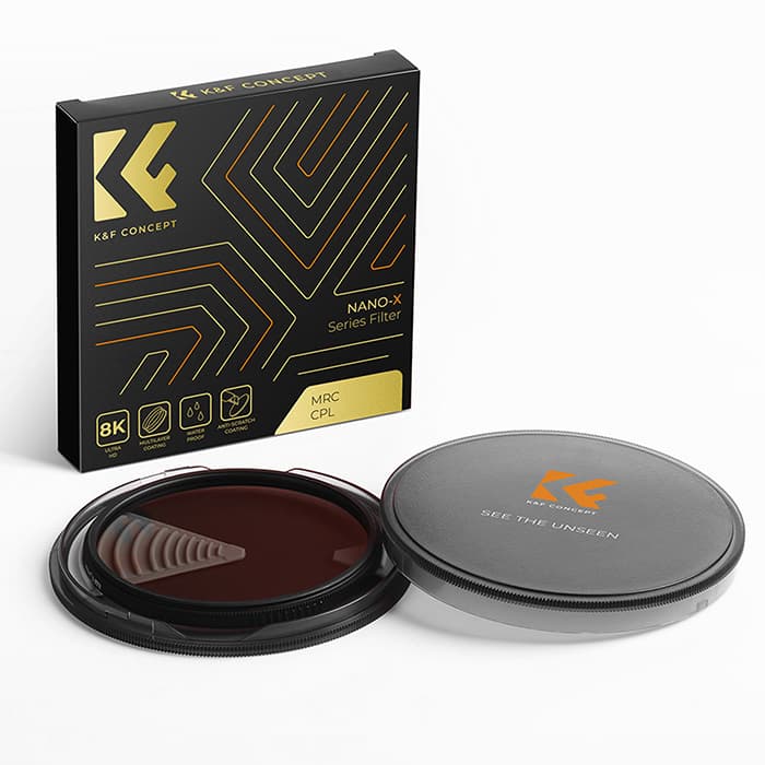 【さんすたフリマ】K&F concept CPLフィルター MRC nano-x 新品)K&F Concept (ケーアンドエフ・コンセプト) NANO-X C-PL