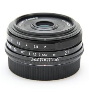 新品)Voigtlander (フォクトレンダー) ULTRON 27mm F2 X-mount（フジ