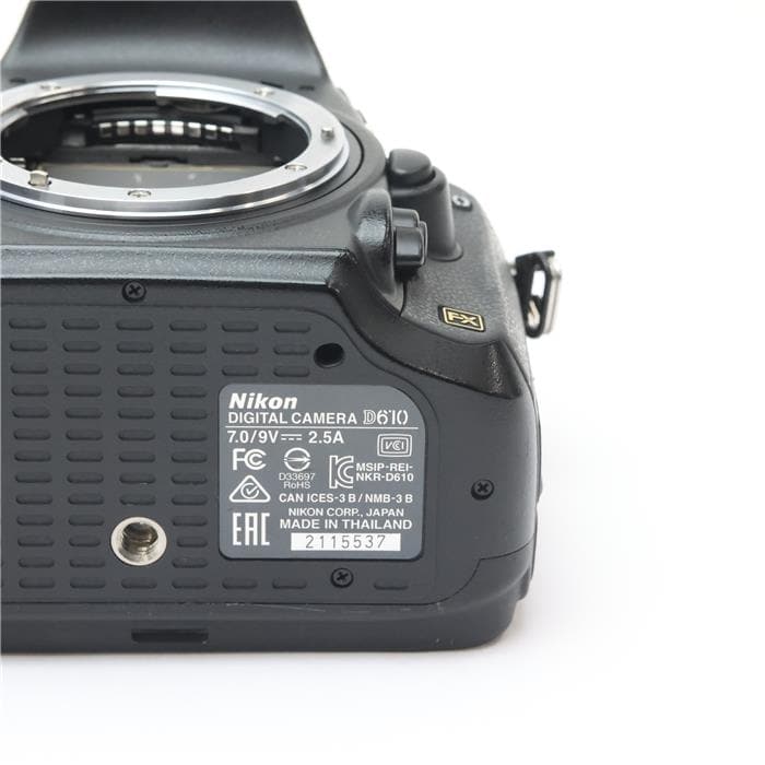 中古)Nikon (ニコン) D610 ボディ（商品ID：3717030696567）詳細ページ