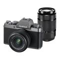 FUJIFILM (フジフイルム) X-T100 ダブルズームレンズキット ダークシルバー