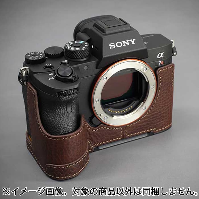 LIM'S SONY α7R4専用イタリアンレザーカメラケース（ブラック）