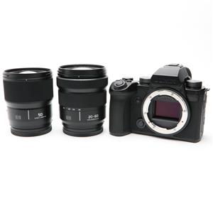 Panasonic LUMIX S5IIX ダブルレンズキット DC-S5M2XW ブラック」の