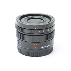 新品)Panasonic (パナソニック) LEICA DG SUMMILUX 15mm F1.7 ASPH. H